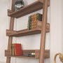 Hanah Home Estantería Nogal Ancho 80cm Alto 195cm Tablero Melamina 18mm